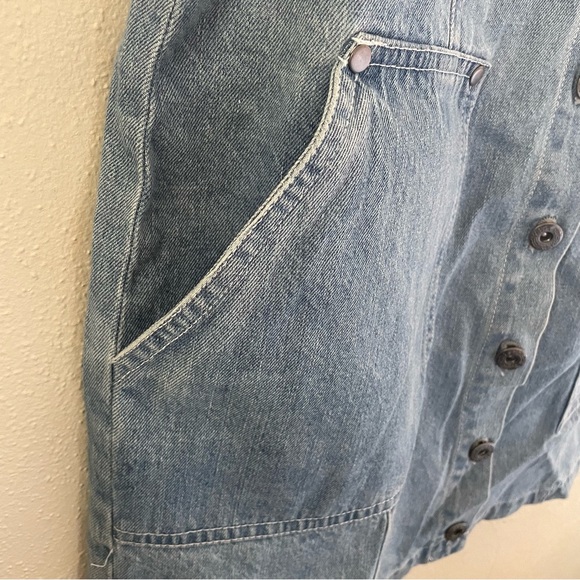 Jack by BB Dakota Denim Mini Dress Skirtall New 100% cotton without tags xs - Picture 5 of 8